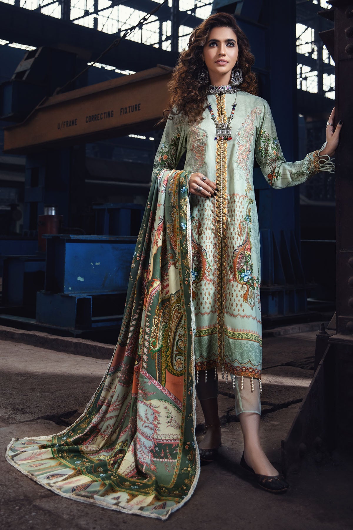 2628-PISTACHIO DIGITAL PRINTED LINEN UNSTITCHED