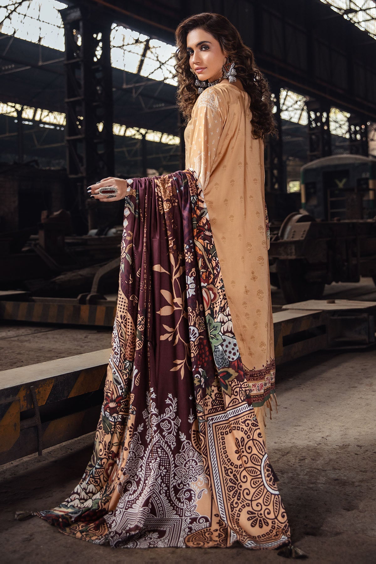 2630-LATTE DIGITAL PRINTED LINEN UNSTITCHED