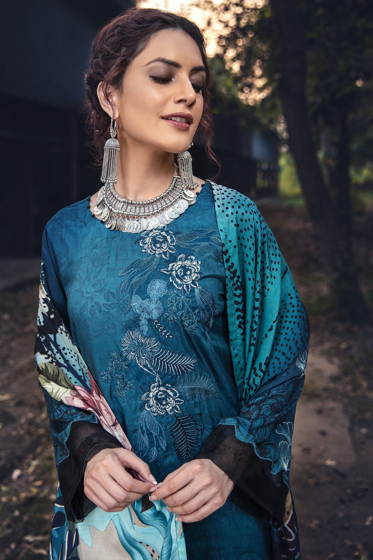 2567-AEGEAN DIGITAL PRINTED LINEN UNSTITCHED