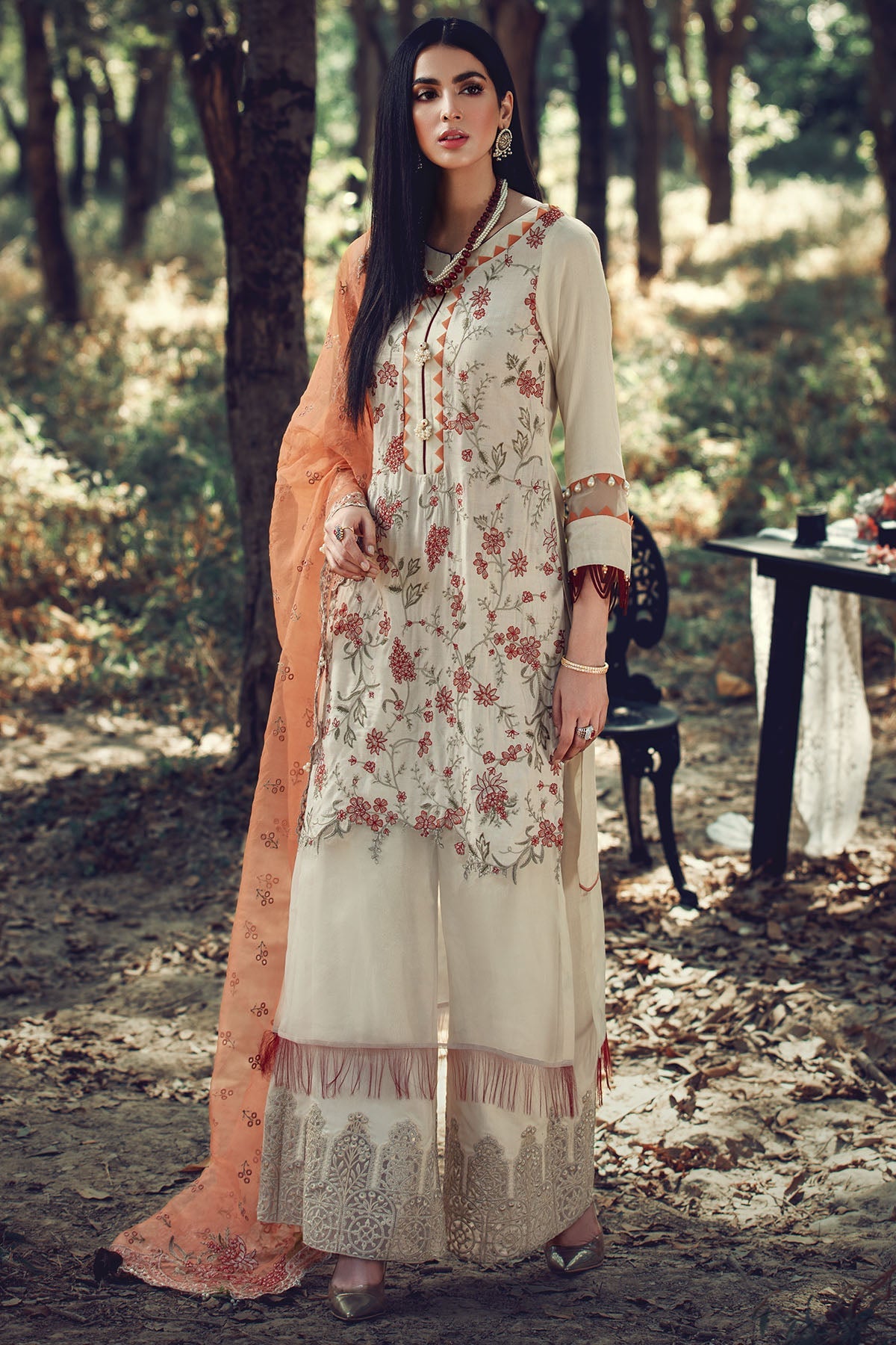 2705-TOUGOURS EMBROIDERED LINEN UNSTITCHED