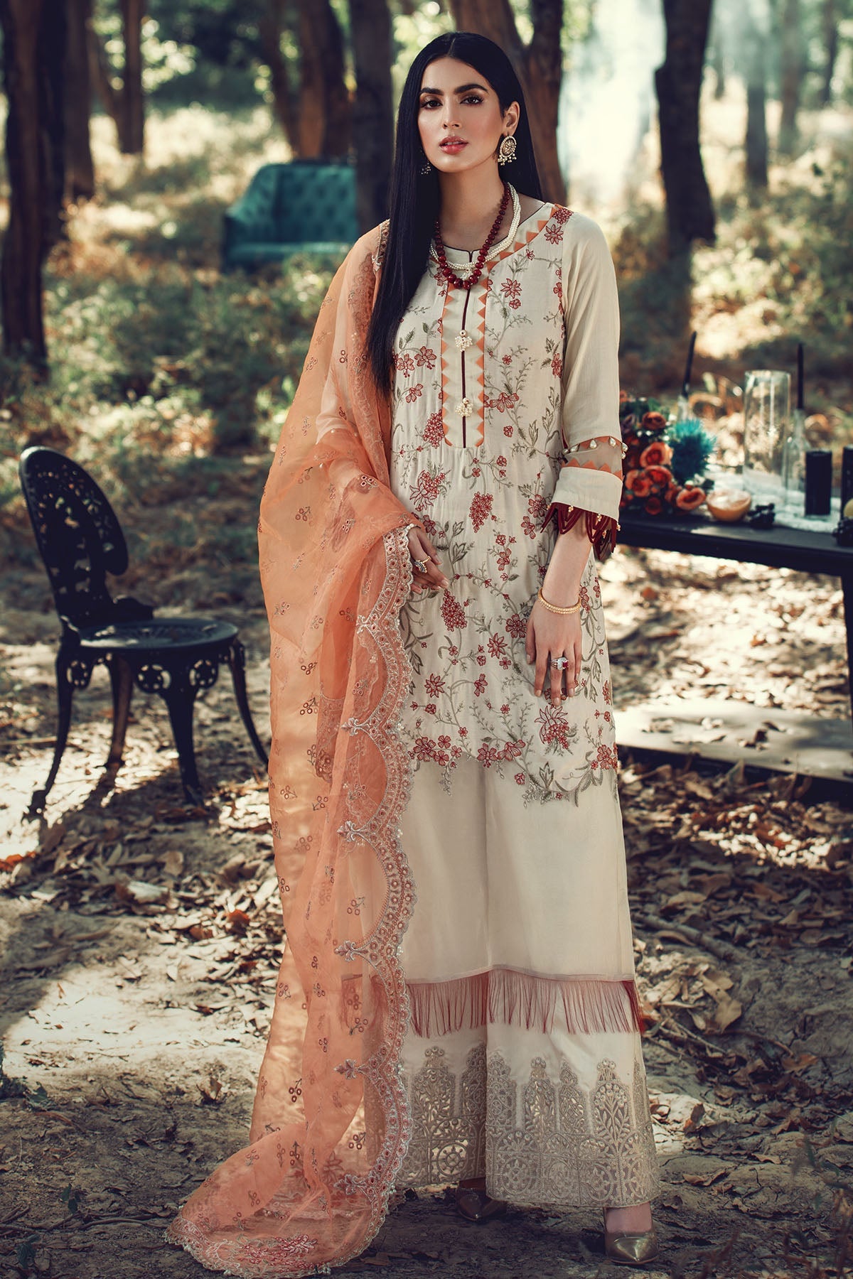 2705-TOUGOURS EMBROIDERED LINEN UNSTITCHED