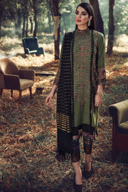 2703-MYSTIC-GREEN EMBROIDERED LINEN UNSTITCHED