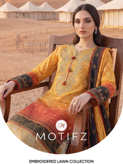 26-CHUNRI-LAWN-01 EMBROIDERED COLLECTION