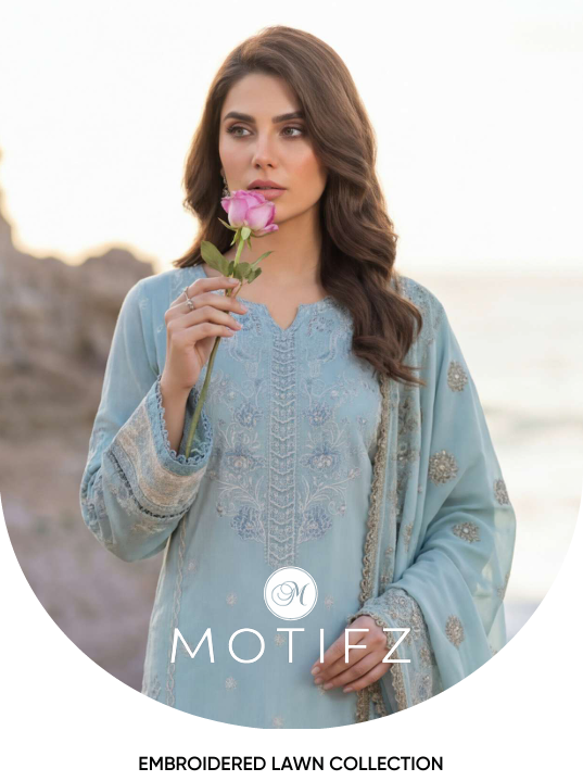 2026 MOTIFZ EMBROIDERED LAWN VOL 2