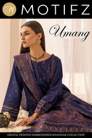 2024 UMANG BY MOTIFZ DIGITAL PRINTED EMBROIDERED KHADDAR VOL 1