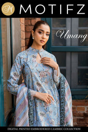 2024 MOTIFZ DIGITAL PRINTED EMBROIDERED CAMBRIC VOL 1