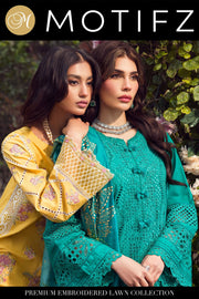 2024 MOTIFZ PREMIUM EMBROIDERED LAWN VOL 1