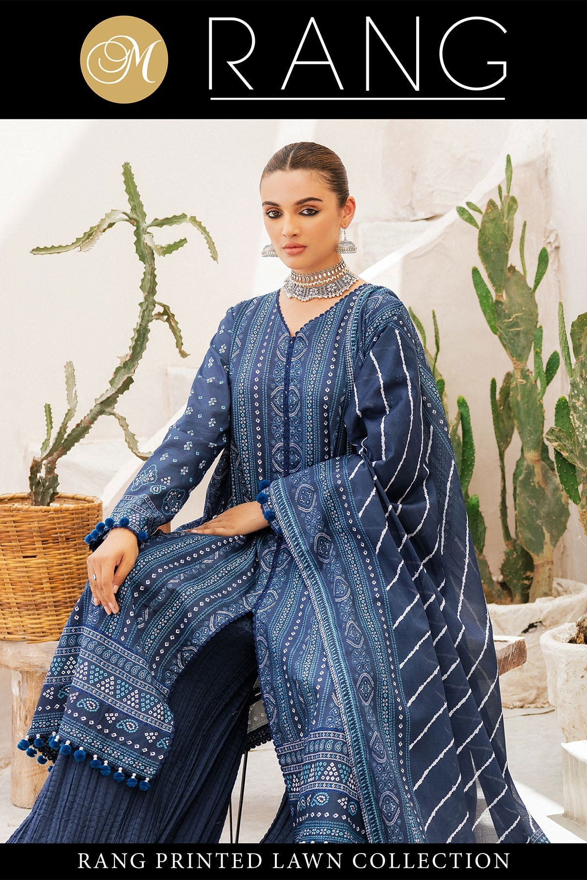 2024 RANG BY MOTIFZ DIGITAL PRINTED LAWN VOL 6