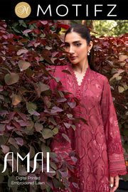 2025 AMAL BY MOTIFZ DIGITAL PRINTED EMBROIDERED LAWN VOL 2