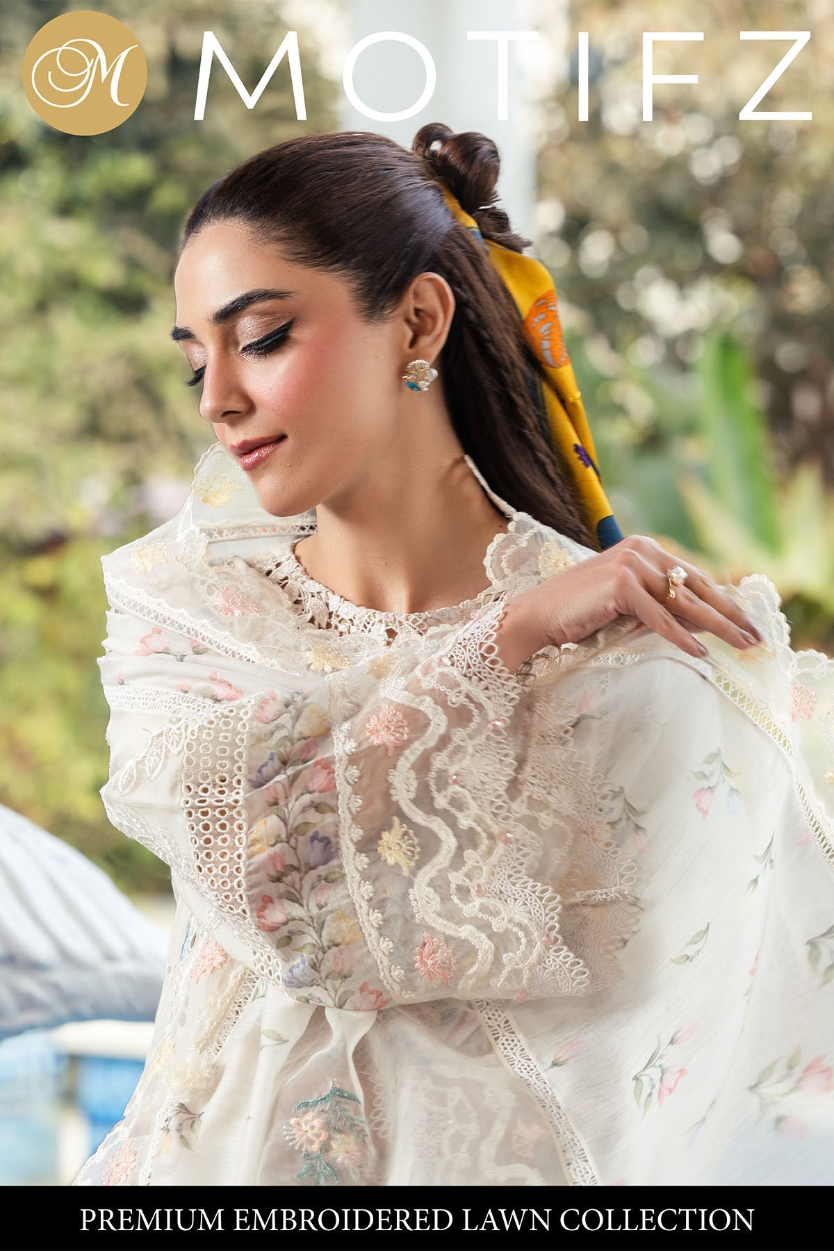 2025 MOTIFZ PREMIUM EMBROIDERED LAWN VOL 2