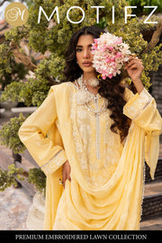 2025 MOTIFZ PREMIUM EMBROIDERED LAWN VOL 3