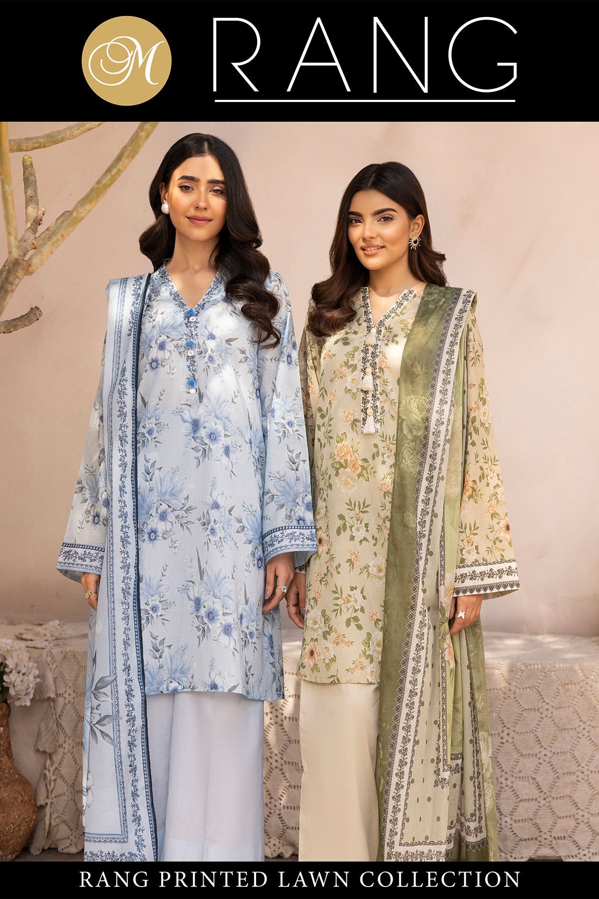 2025 RANG BY MOTIFZ DIGITAL PRINTED LAWN VOL 3