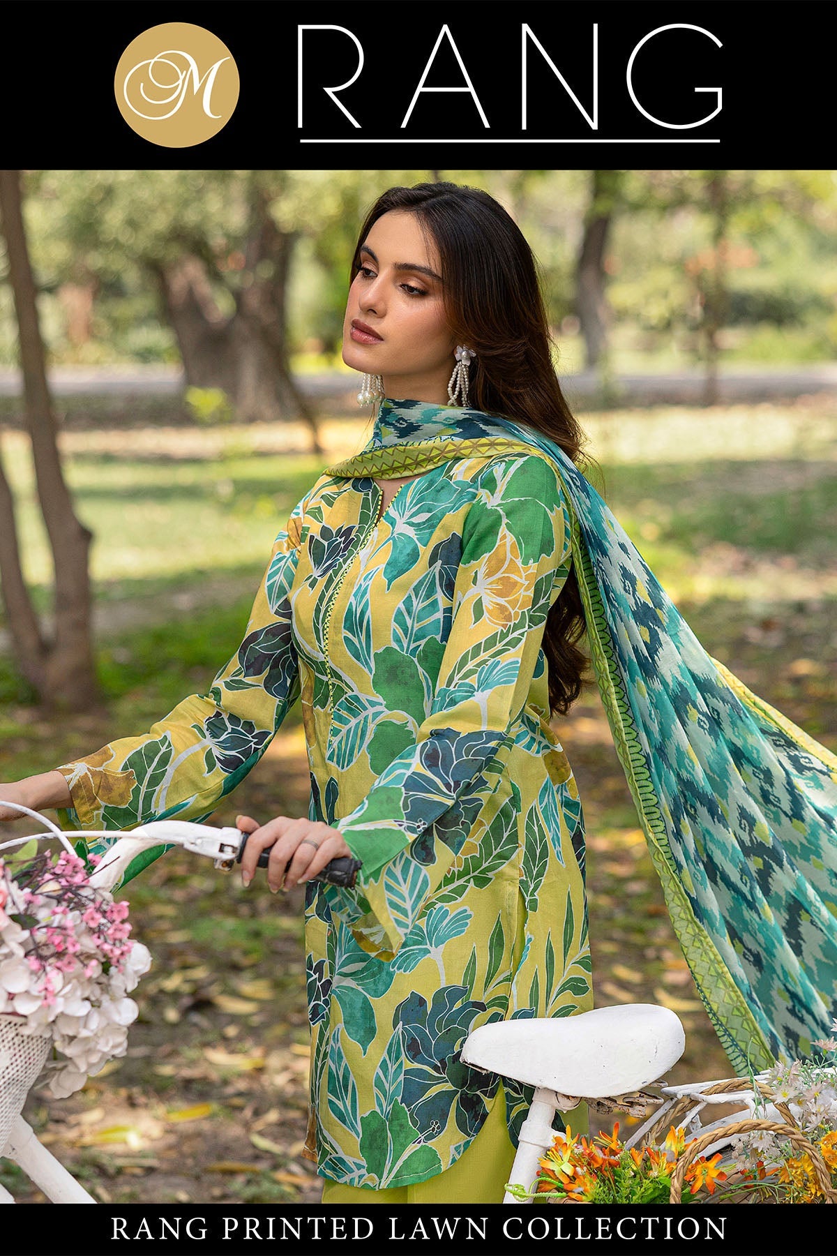2025 RANG BY MOTIFZ DIGITAL PRINTED LAWN VOL 7
