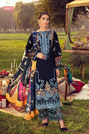 2794-FLEUR-DE-LIS EMBROIDERED LAWN STITCHED