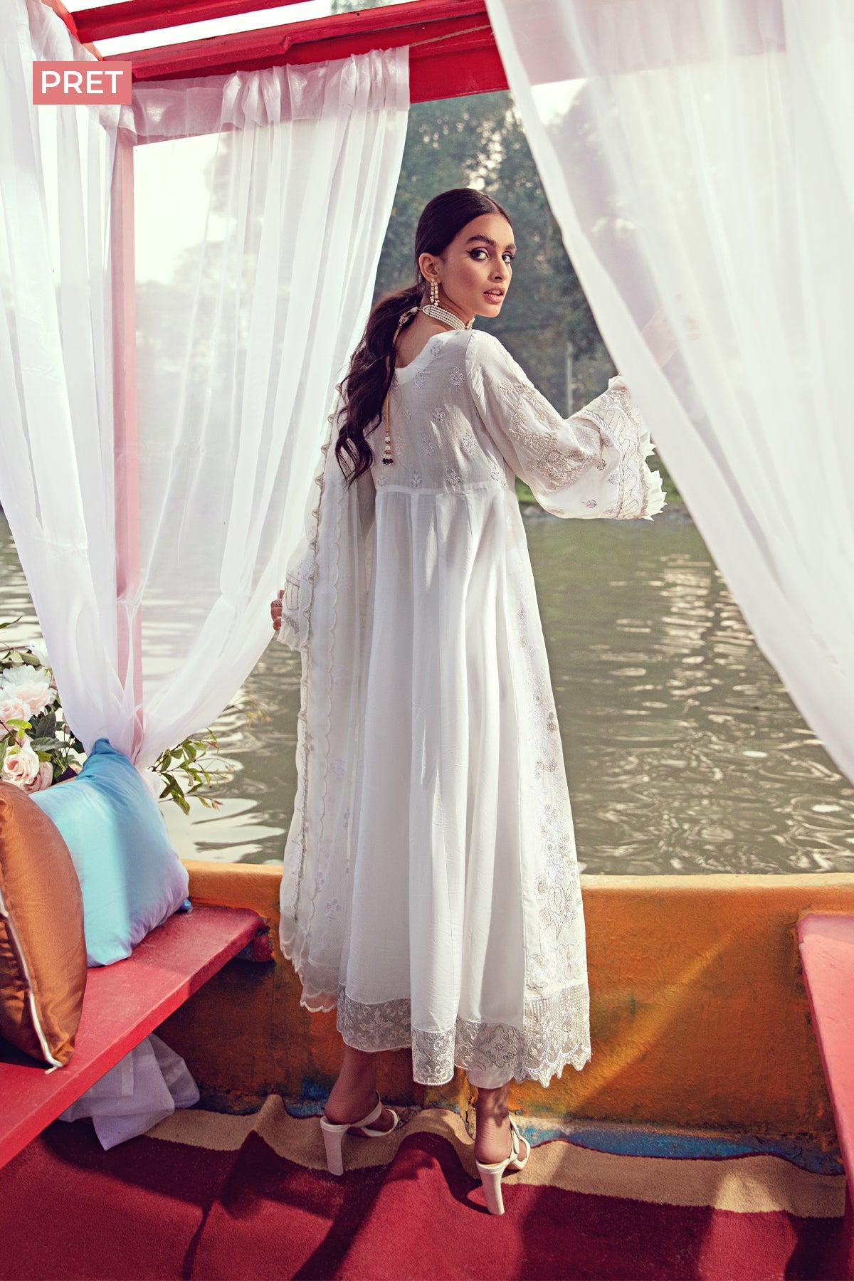 2803-PEARL EMBROIDERED LAWN STITCHED