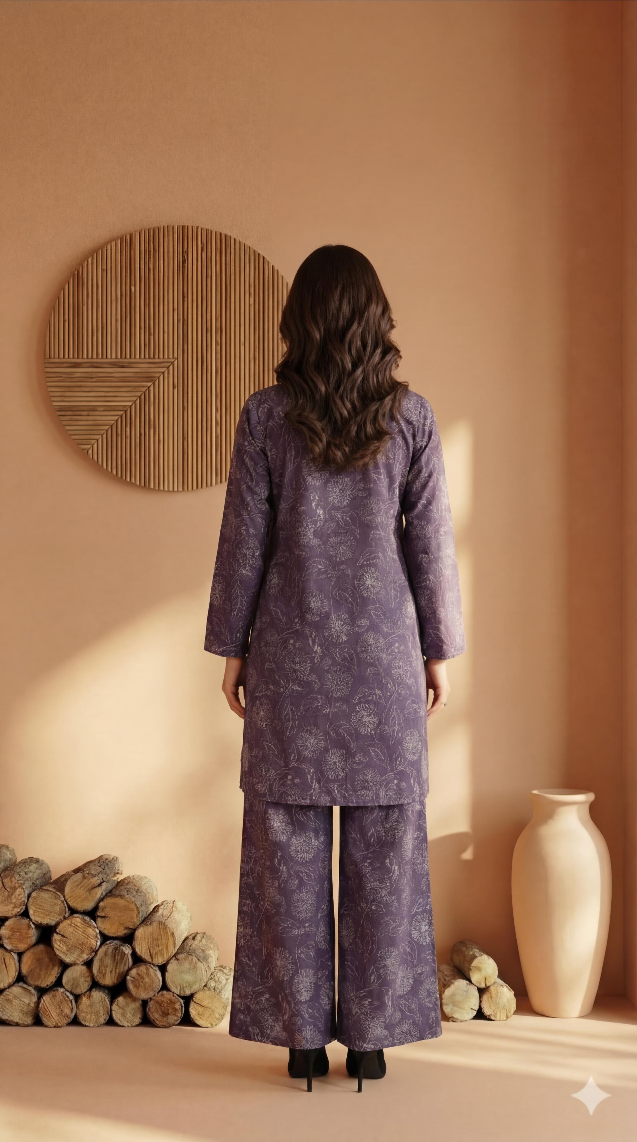ZAR001-DIGITAL PRINTED COTTON LAWN  2 PIECE
