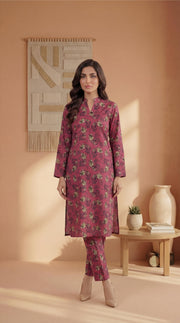 ZAR014-DIGITAL PRINTED COTTON LAWN  2 PIECE