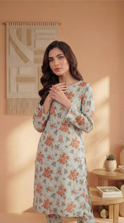 ZAR029-DIGITAL PRINTED COTTON LAWN  2 PIECE