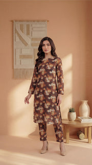ZAR023-DIGITAL PRINTED COTTON LAWN  2 PIECE