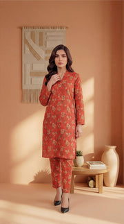 ZAR022-DIGITAL PRINTED COTTON LAWN  2 PIECE