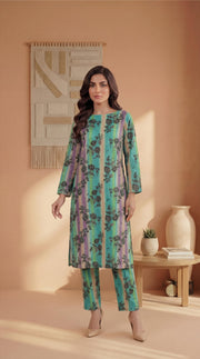 ZAR031-DIGITAL PRINTED COTTON LAWN  2 PIECE