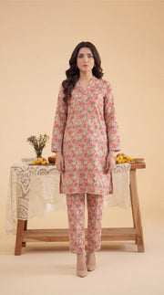 ZAR053-DIGITAL PRINTED COTTON LAWN  2 PIECE