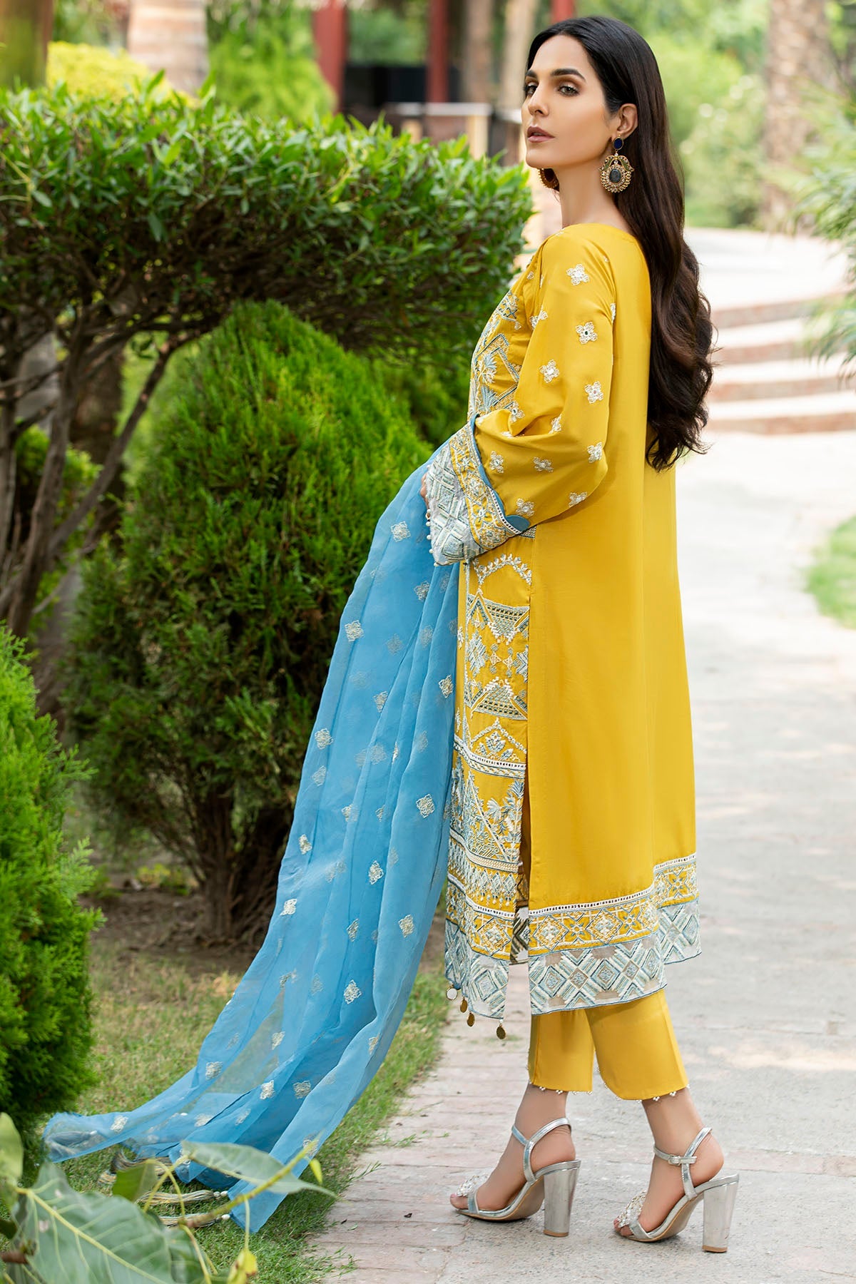 2585-BRIGHT-SUN EMBROIDERED LAWN UNSTITCHED