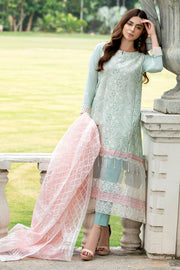 2589-AQUA-HAZE EMBROIDERED LAWN UNSTITCHED