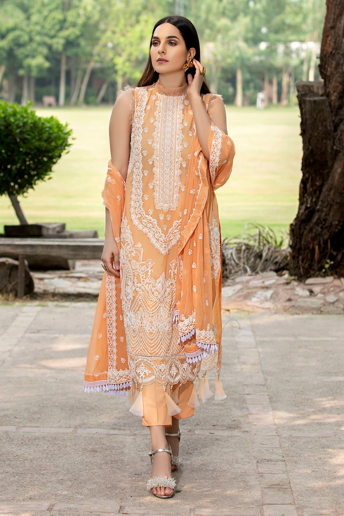 2584-BRANDY-PUNCH EMBROIDERED LAWN UNSTITCHED