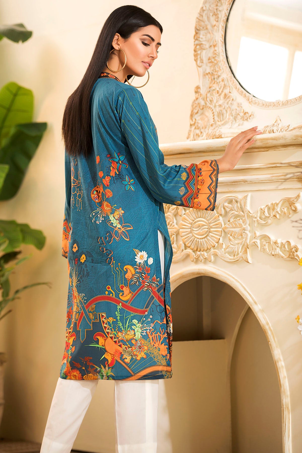 2540-ASTRAL DIGITAL PRINTED LAWN STITCHED