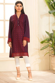 2476-PURPLE EMBROIDERED LAWN STITCHED