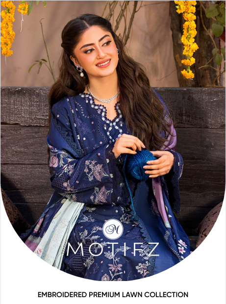2026 MOTIFZ PREMIUM EMBROIDERED LAWN VOL 1