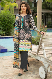 0007-BOUNDLESS EMBROIDERED KHADDAR UNSTITCHED
