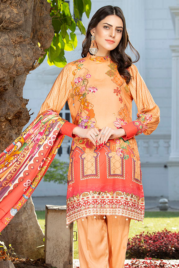 2426-CORAL-BLUSH DIGITAL PRINTED COTAIL UNSTITCHED