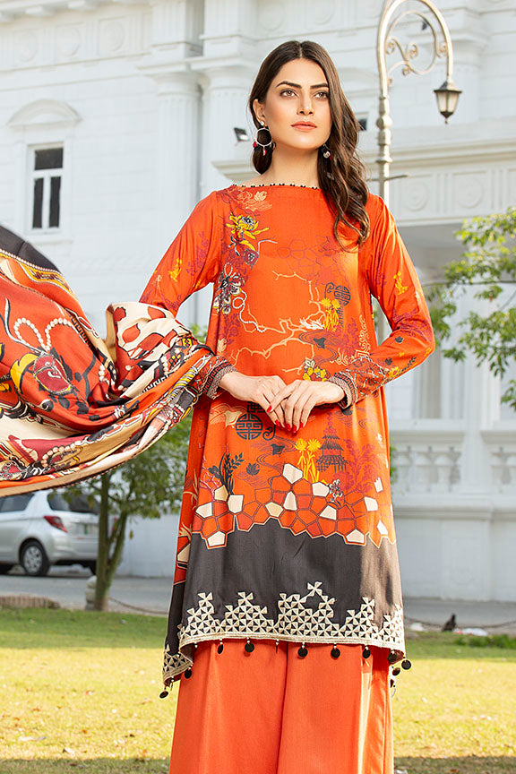 2430-RUSTY-REGION DIGITAL PRINTED COTAIL UNSTITCHED