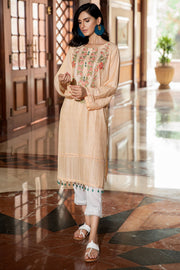 2475-SPANISH-WHITE EMBROIDERED LAWN STITCHED