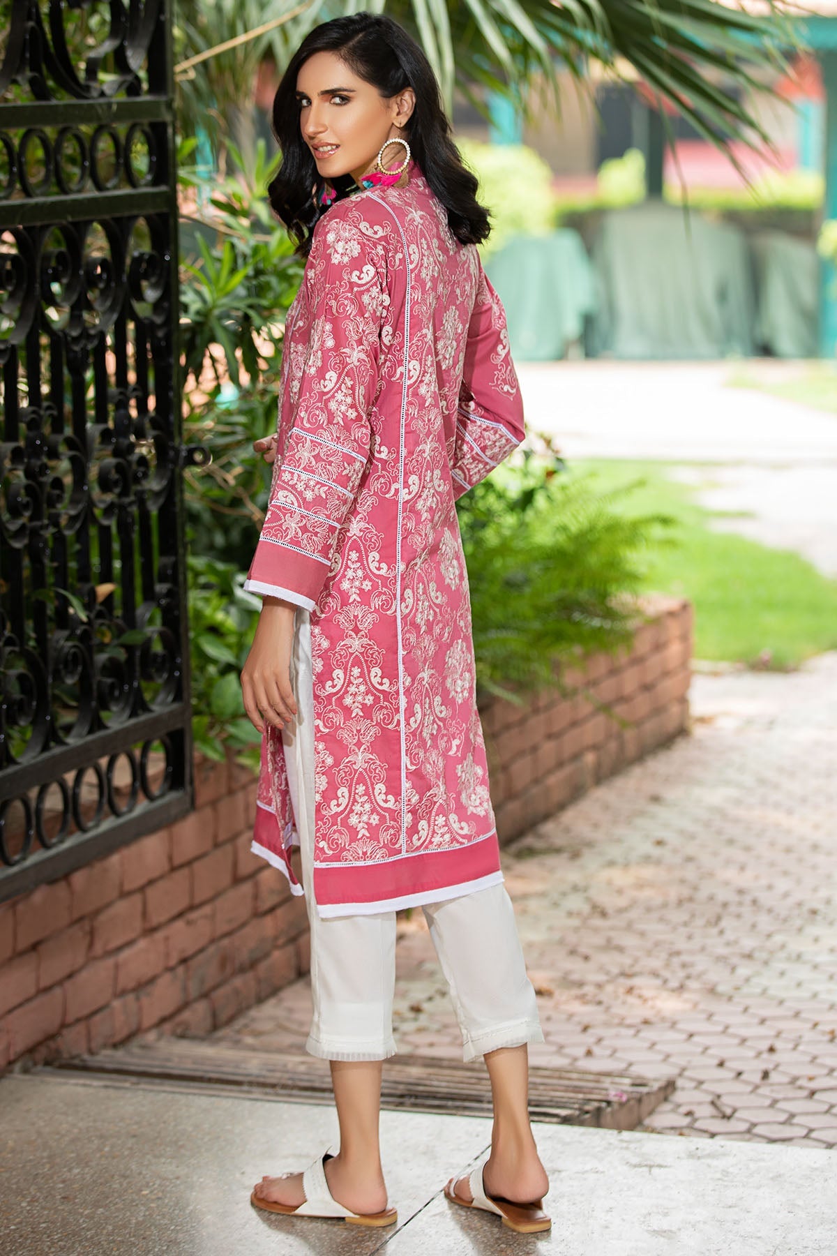 2481-LIGHT-CORAL EMBROIDERED LAWN STITCHED