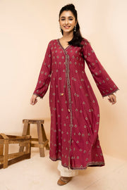 2494-PINK-GARDEN EMBROIDERED LAWN STITCHED