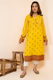 2495-SUN-LIGHT EMBROIDERED LAWN STITCHED