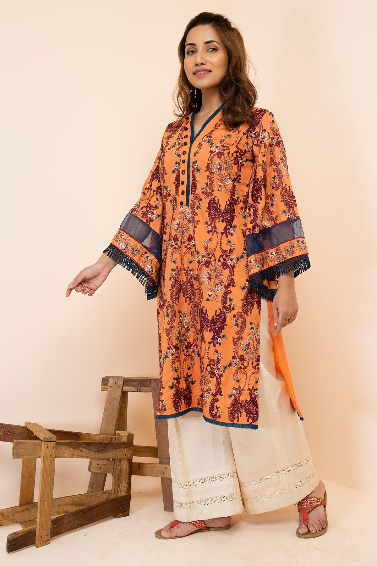 2496-RUSTY-ORCHARD EMBROIDERED LAWN STITCHED