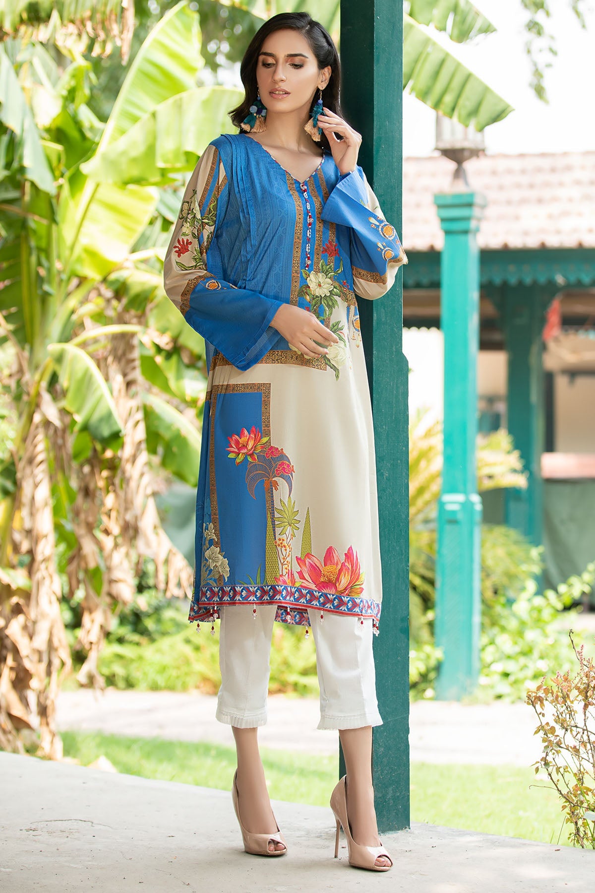 2534-PERANO DIGITAL PRINTED LAWN STITCHED