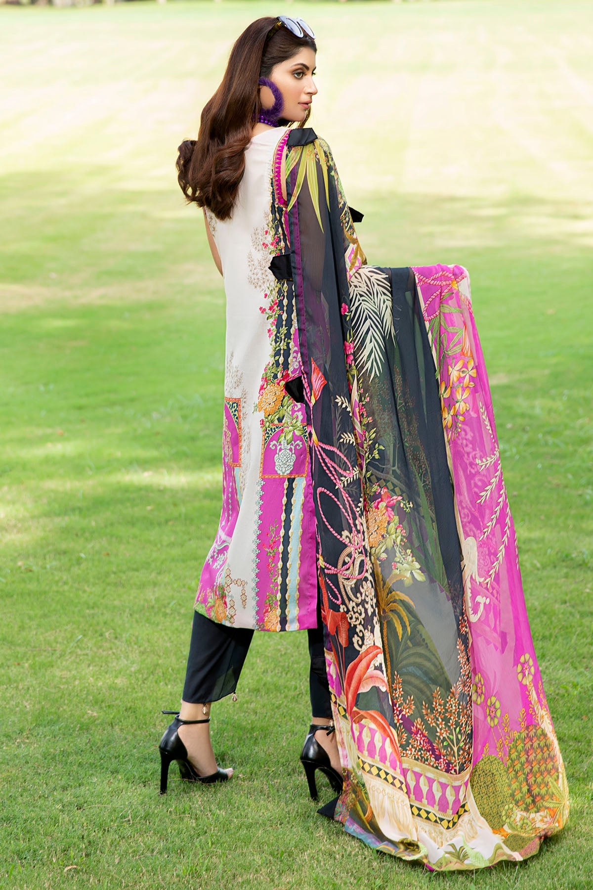 2545-MULBERRY DIGITAL PRINTED LAWN UNSTITCHED