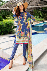 2549-BLUE-BERRY DIGITAL PRINTED LAWN UNSTITCHED