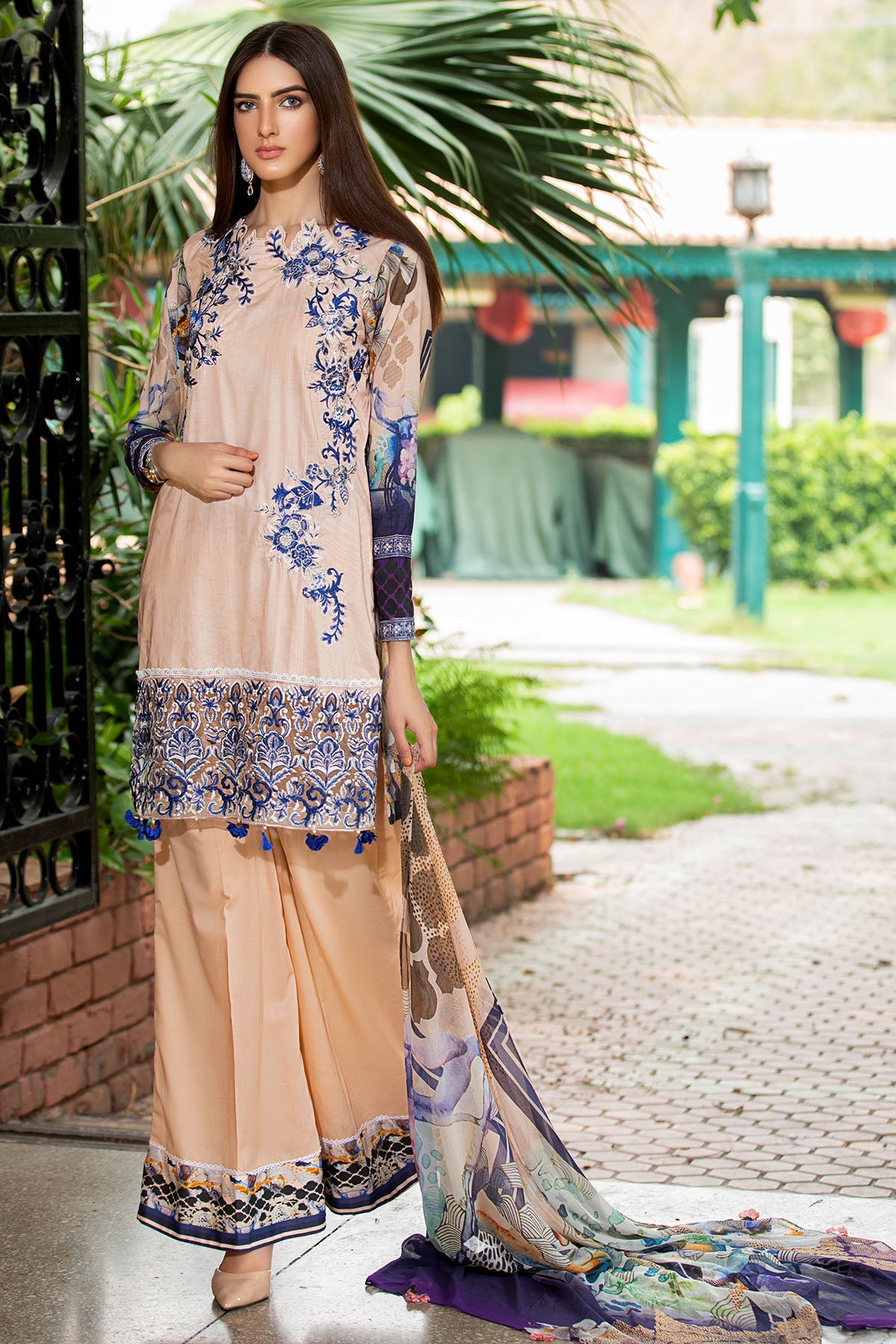 2599-FRENCH-ROSE DIGITAL PRINTED LAWN UNSTITCHED