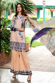 2599-FRENCH-ROSE DIGITAL PRINTED LAWN UNSTITCHED