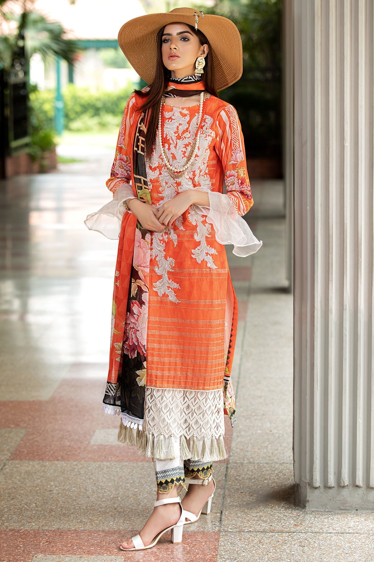 2605-FLAME DIGITAL PRINTED LAWN UNSTITCHED