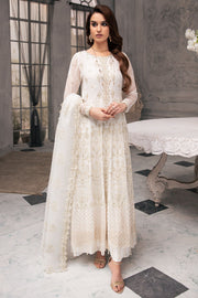 2646-WHITE-DOVE EMBROIDERED BEMBERG CHIFFON UNSTITCHED