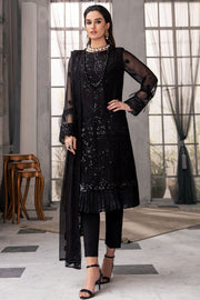 2649-JADE EMBROIDERED BEMBERG CHIFFON UNSTITCHED