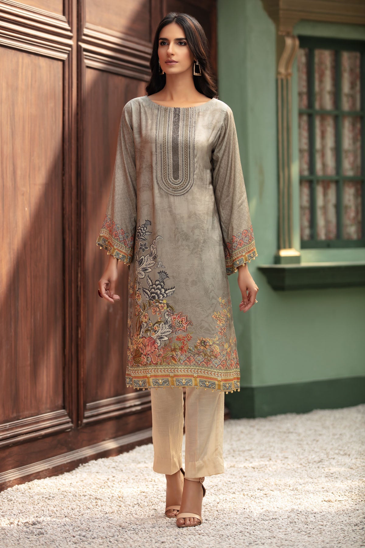 2694-GLIMMER-SHIMMER DIGITAL PRINTED SILK STITCHED