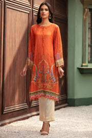 2697-DESERT-ROSE DIGITAL PRINTED SILK STITCHED